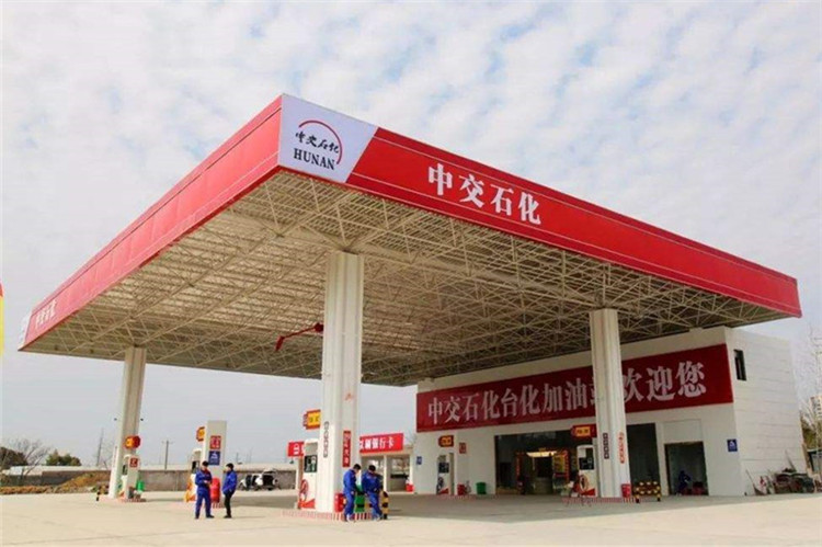 玉溪加油站钢结构网架案例6